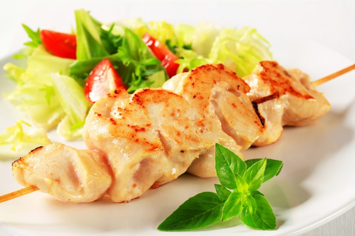 Meat products Shashlik Vegetables