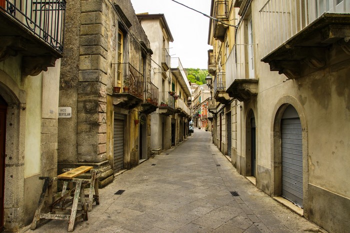 Messina Italy Houses Sicily Street