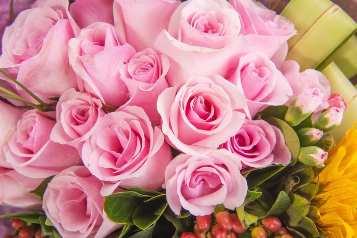 Pink Roses Bouquet