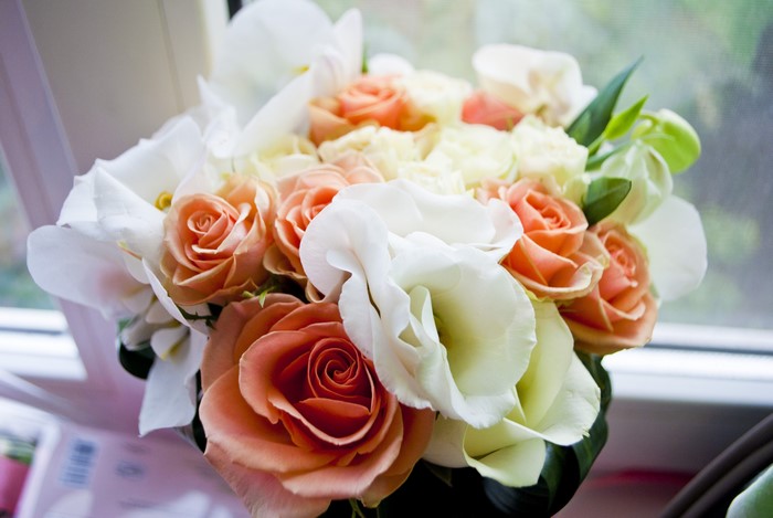 4K Roses and Bouquets by the Window