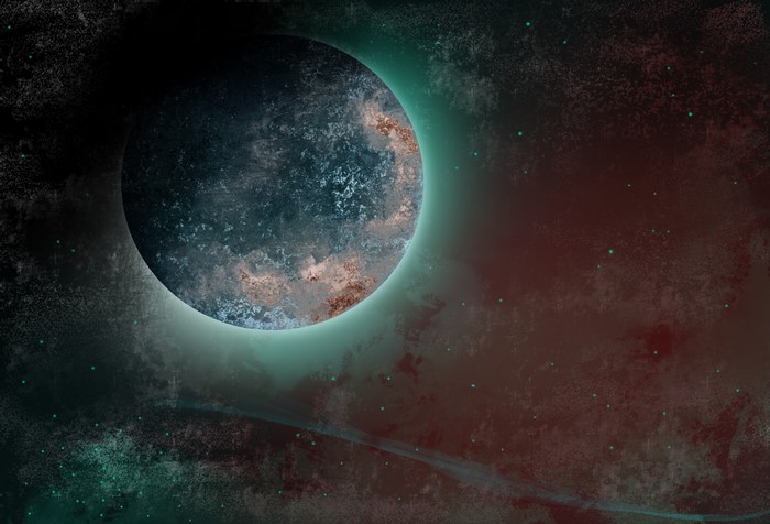 4K Planet in Nebula