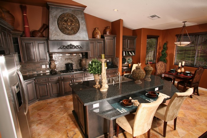 Luxury Kitchen with Island and Dining Area