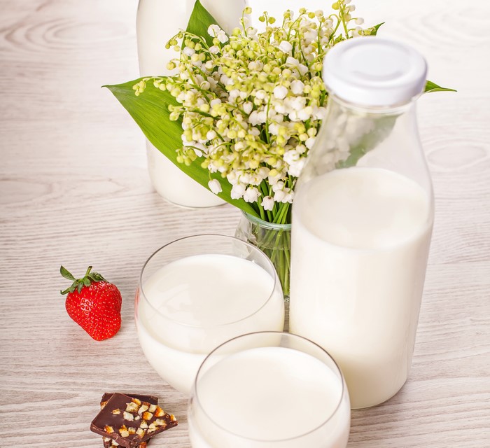 Milk Strawberry Lilies of the valley Bottle