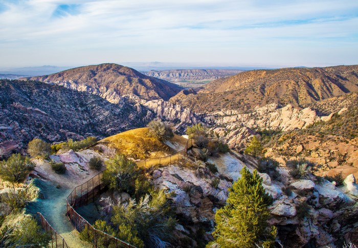 Rocky Mountains and Valley in California, USA