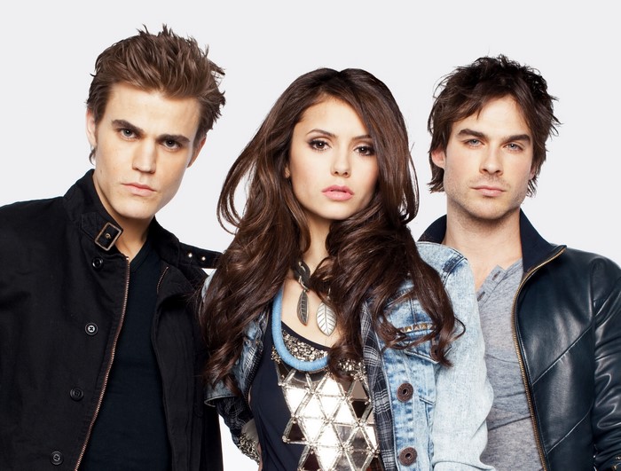 Paul Wesley, Nina Dobrev, and Ian Somerhalder from The Vampire Diaries