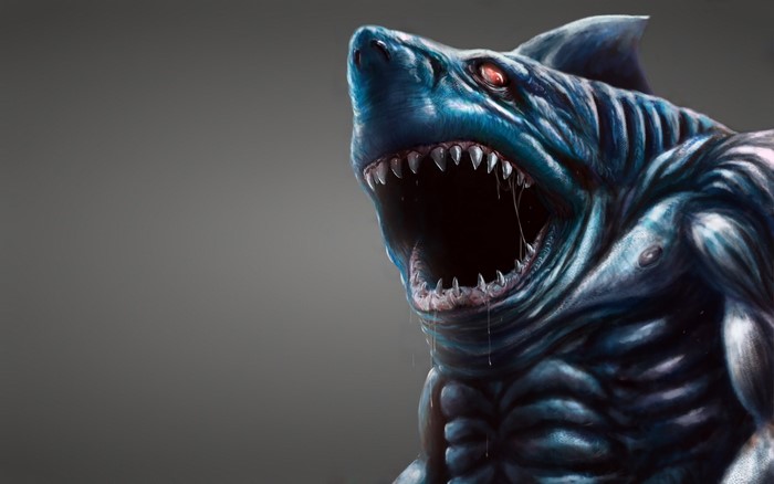 Mutant Shark Monster