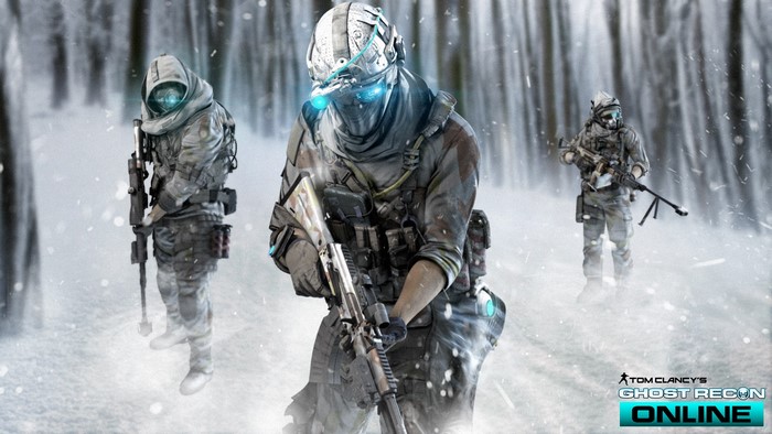 Tom Clancy's Ghost Recon Online soldiers in snow