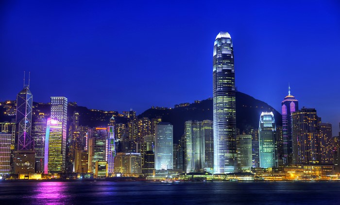 Hong Kong Skyline at Night