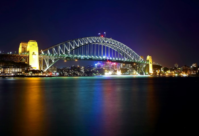 Sydney Harbour Bridge at Night