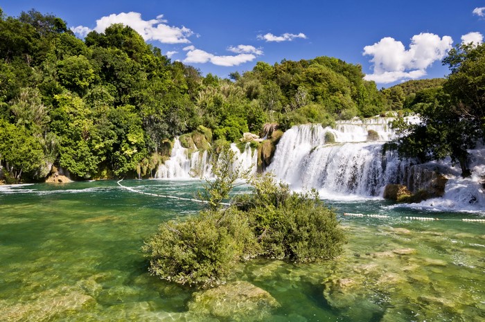 Krka National Park Waterfalls in Croatia