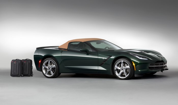 2014 Chevrolet Corvette Stingray Convertible with Luggage