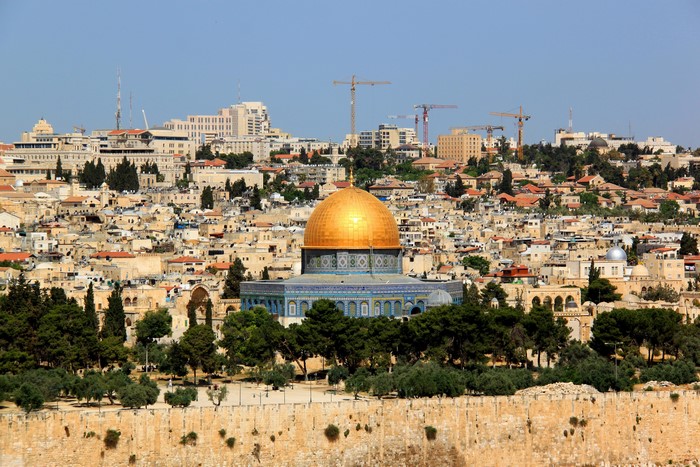 4K Jerusalem Israel Houses Temples