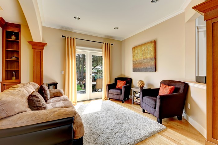 Living room with sofa and armchairs