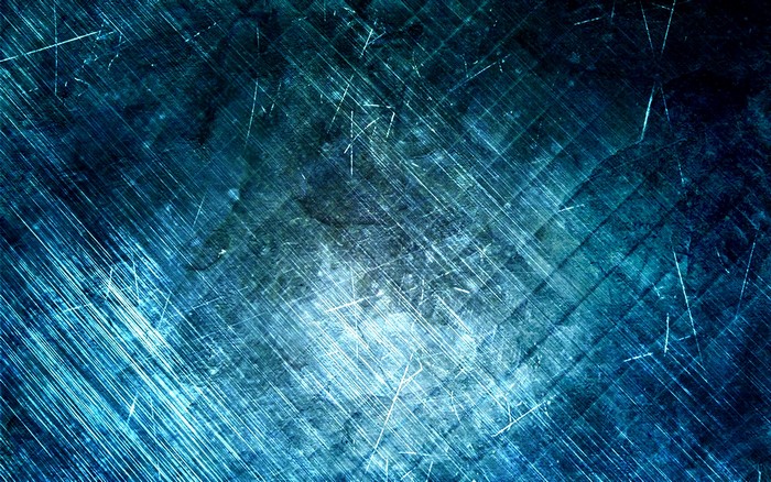 Blue scratched metal texture