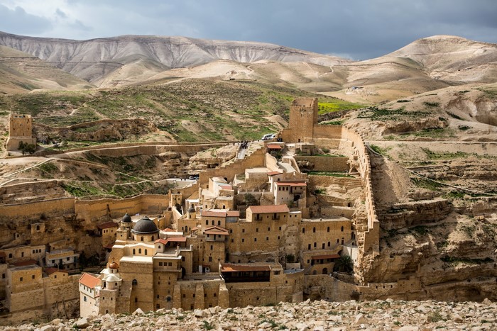 Mar Saba Monastery in the Judean Desert, Israel