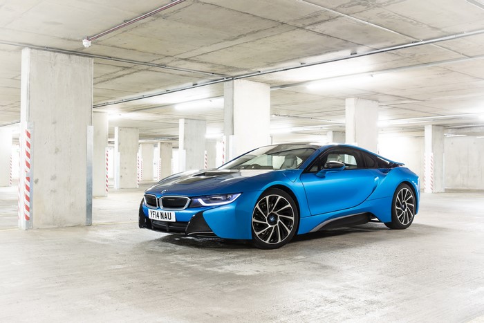 Blue 2014 BMW i8 Metallic