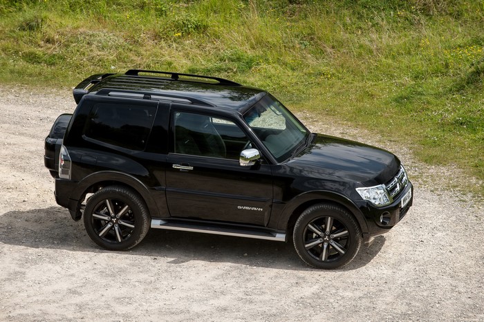 Black Mitsubishi Shogun SWB Barbarian SUV