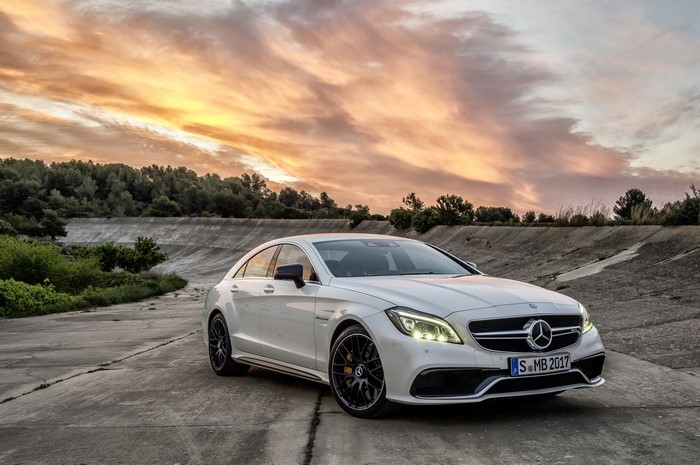 White 2014 Mercedes-Benz CLS 63 AMG