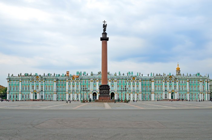 Winter Palace and Alexander Column, St. Petersburg