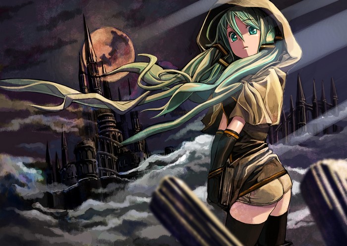 Hatsune Miku in Gothic Fantasy Setting