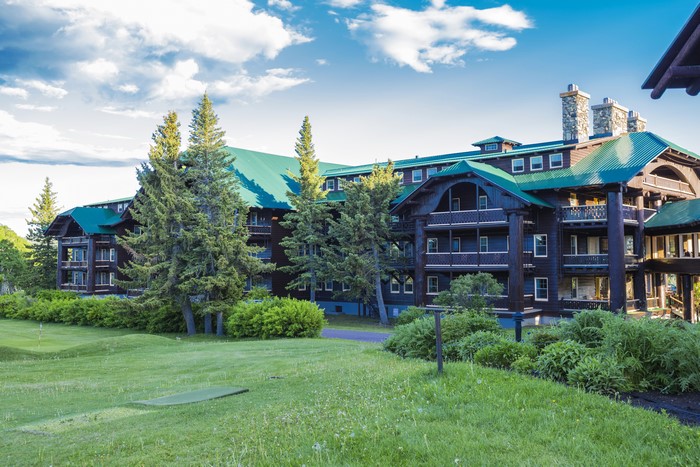 Glacier National Park Montana USA Spruce Houses