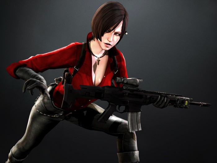 Resident Evil, Assault rifle, Ada Wong, HD Wallpaper | Rare Gallery