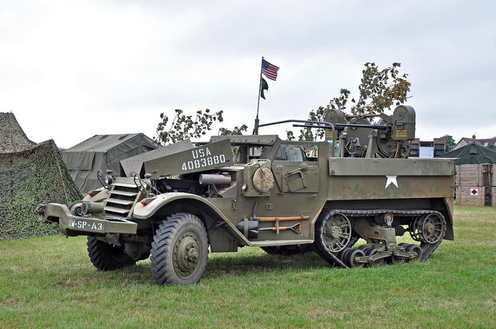 M16 Half-Track Military Vehicle