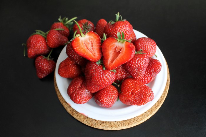 Strawberries on a Plate