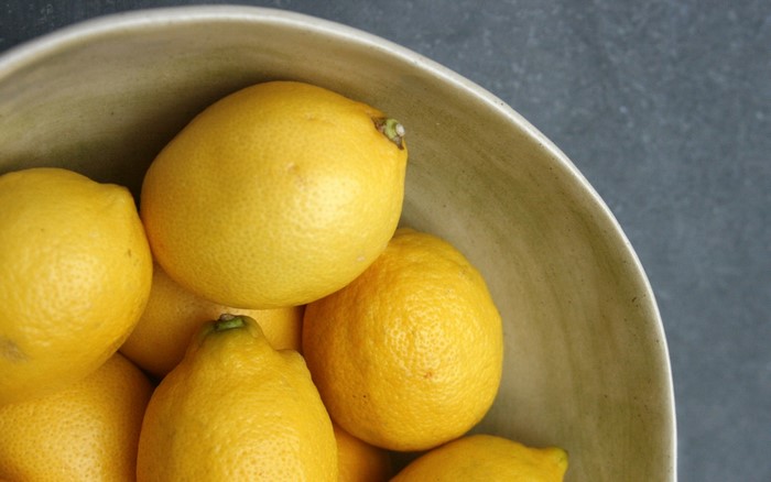 Lemons in a bowl