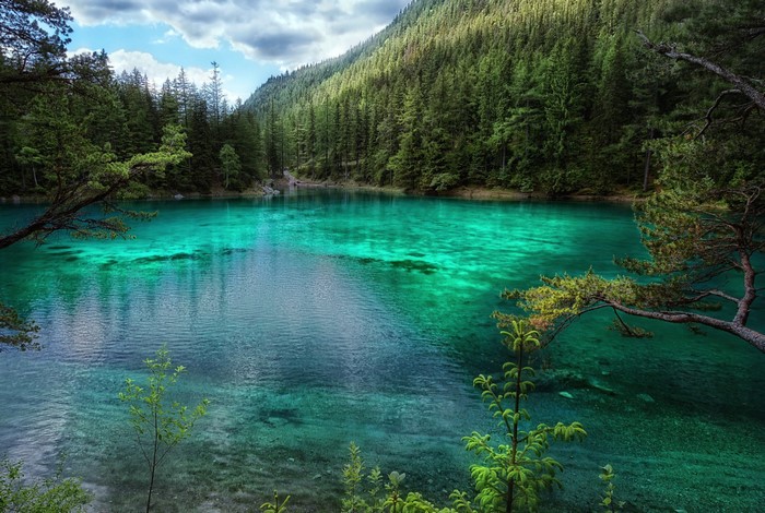 Grüner See Lake in Austria
