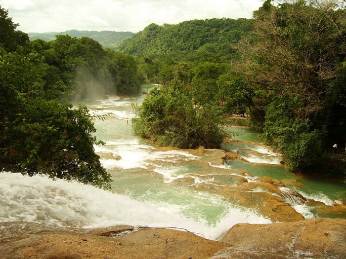 Agua Azul Waterfalls in Mexico