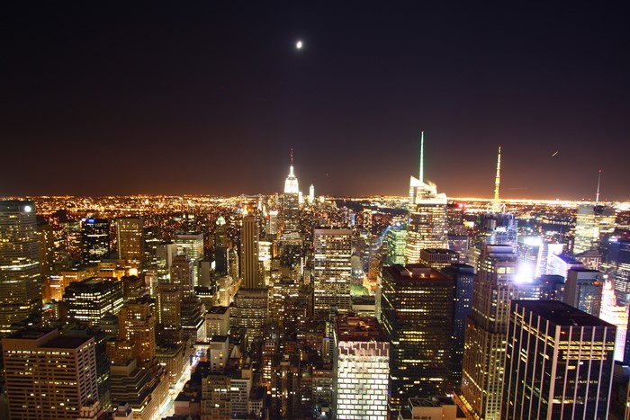 New York City Skyline at Night