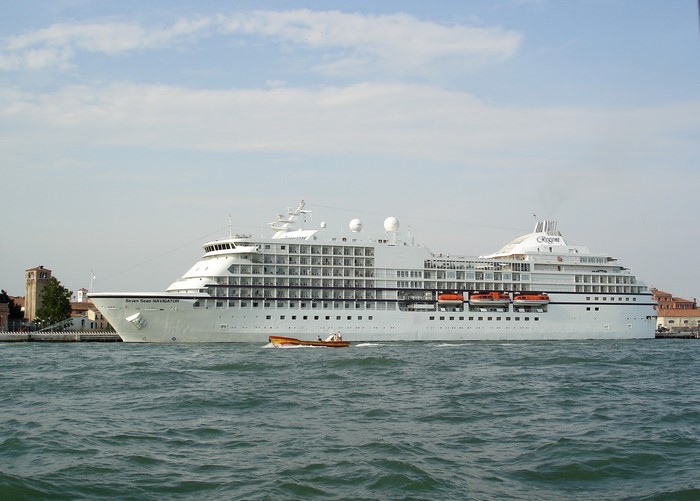 Seven Seas Navigator cruise ship in Venice
