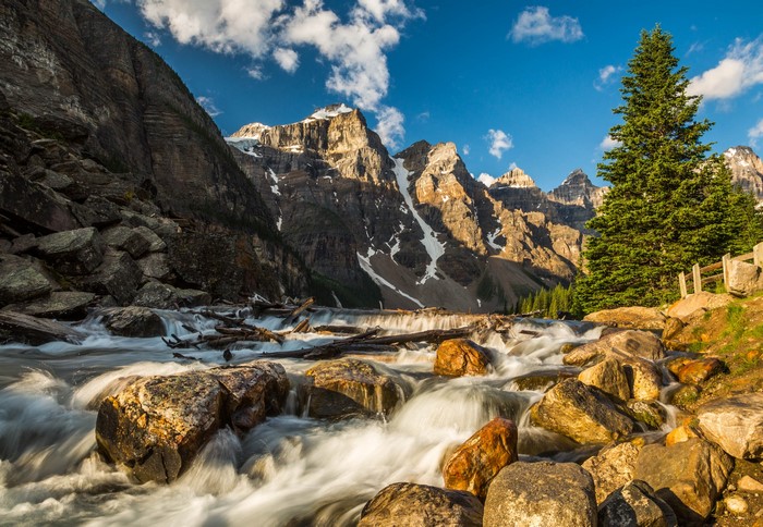 Moraine Falls, Banff National Park, Canada