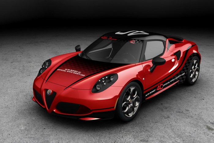 Red Alfa Romeo 4C WTCC Safety Car