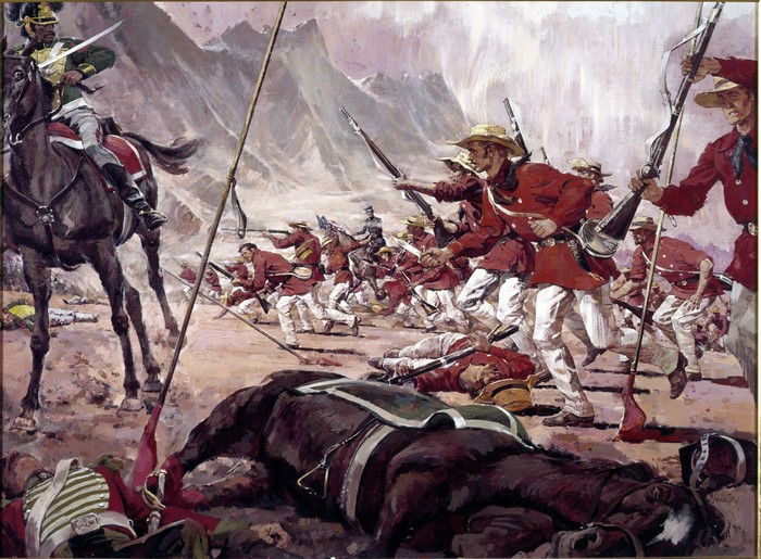 Battle of Buena Vista, Mexico, 1847 by Ken Riley