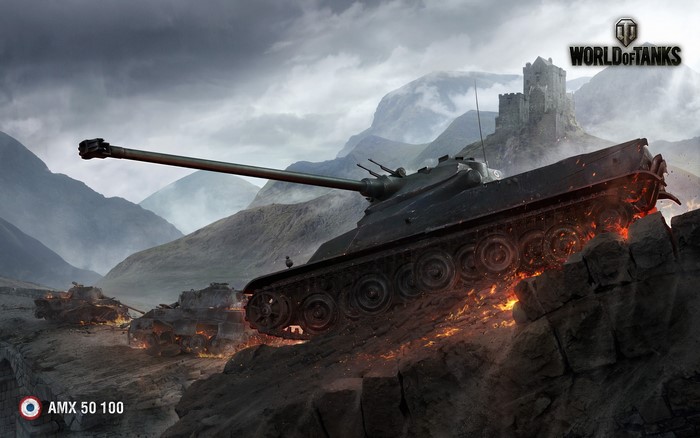 AMX 50 100 tank from World of Tanks