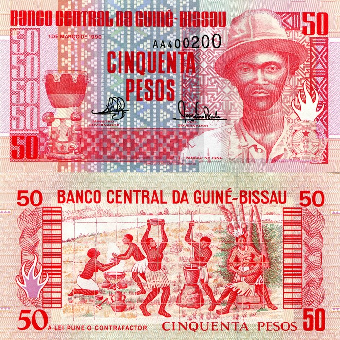 50 Peso Banknote of Guinea-Bissau