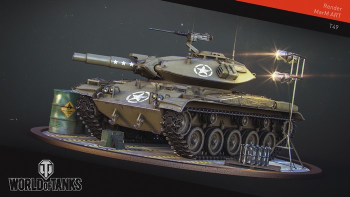 T49 Tank from World of Tanks