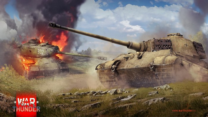 War Thunder: IS-2 vs Pz.Kpfw. VI Ausf. B tanks