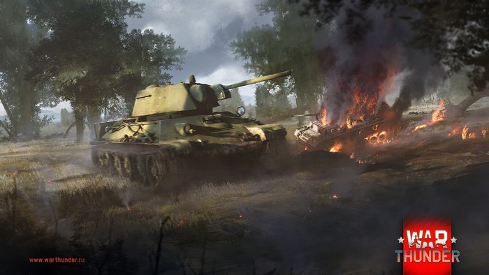 War Thunder Tanks in Battle