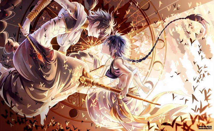Aladdin and Judal from Magi: The Labyrinth of Magic