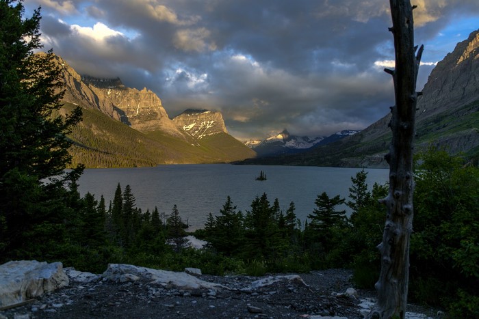 Lake McDonald in Glacier National Park, Montana