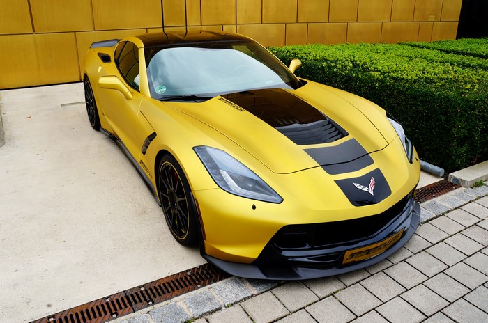 Yellow GeigerCars Corvette C7 Stingray