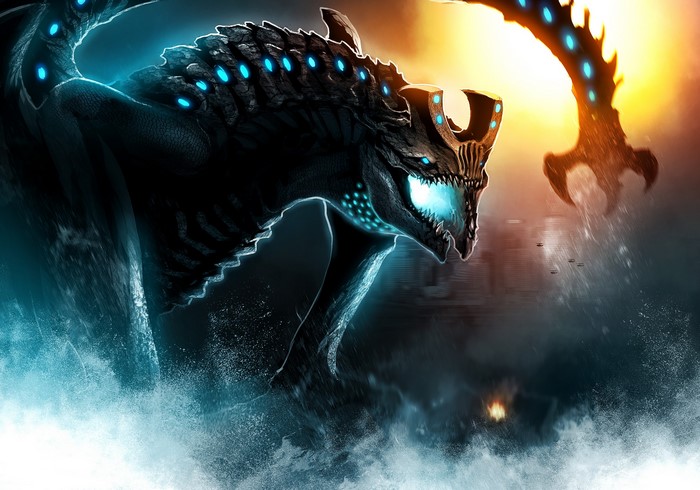 Kaiju monster from Pacific Rim