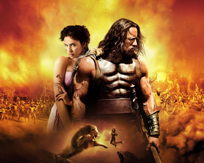 Hercules starring Dwayne Johnson and Irina Shayk