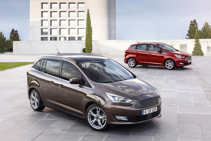 Two Ford Grand C-Max cars
