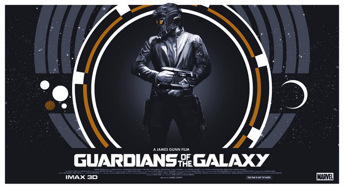 Guardians of the Galaxy Poster featuring Star Lord