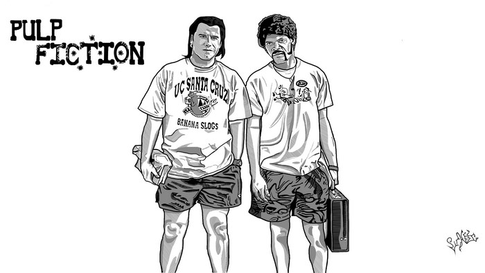 Vincent and Jules from Pulp Fiction