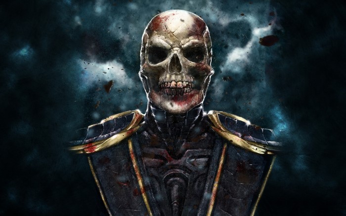 Scorpion from Mortal Kombat Skull